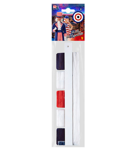 e-carnavalskleding-SYK Decoratie waaier rood wit blauw 50 cm
