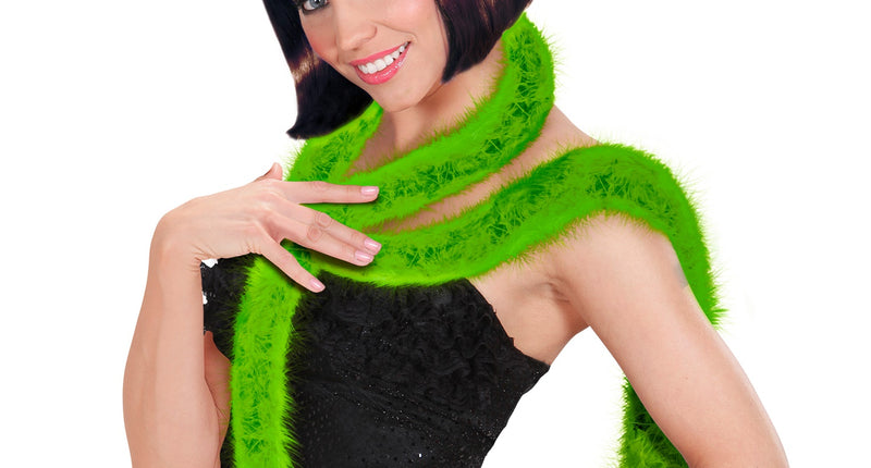 e-carnavalskleding-SYK decoratieve boa groen
