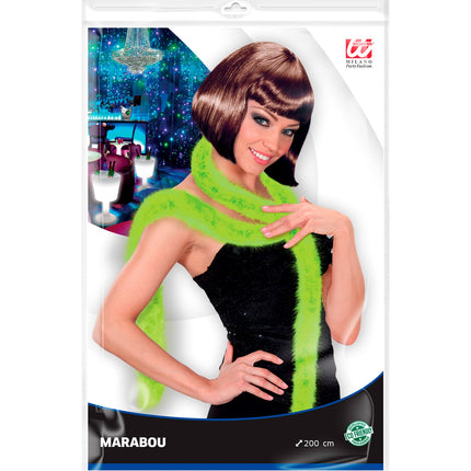 e-carnavalskleding-SYK decoratieve boa groen