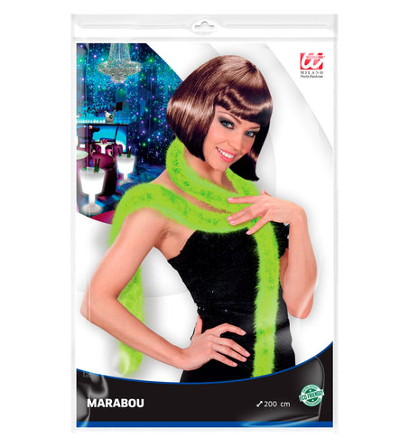 e-carnavalskleding-SYK decoratieve boa groen
