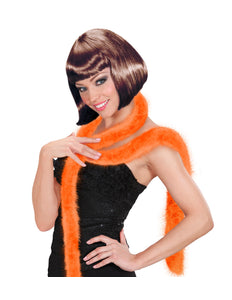 e-carnavalskleding-SYK decoratieve boa oranje