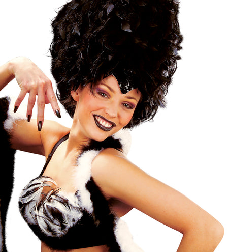 e-carnavalskleding-SYK decoratieve boa wit