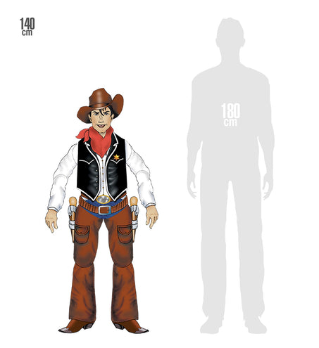 e-carnavalskleding-SYK Decoratieve cowboy 153cm