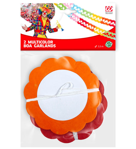 e-carnavalskleding-SYK Decoratieve slinger papier meerkleurig