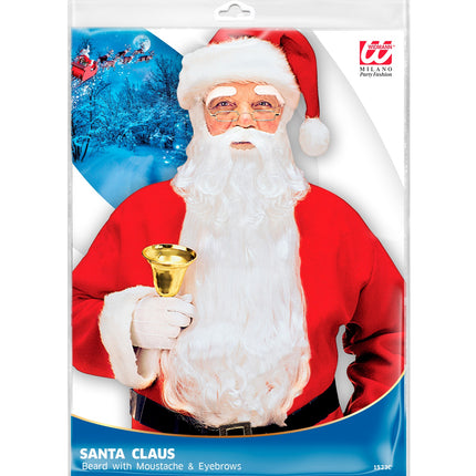 e-carnavalskleding-SYK Deluxe kerstman baard met snor