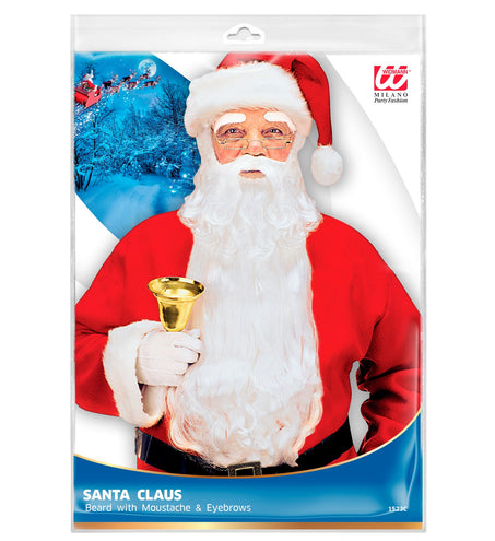 e-carnavalskleding-SYK Deluxe kerstman baard met snor