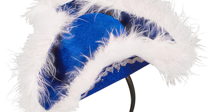 e-carnavalskleding-SYK Diadeem dansmarietje blauw