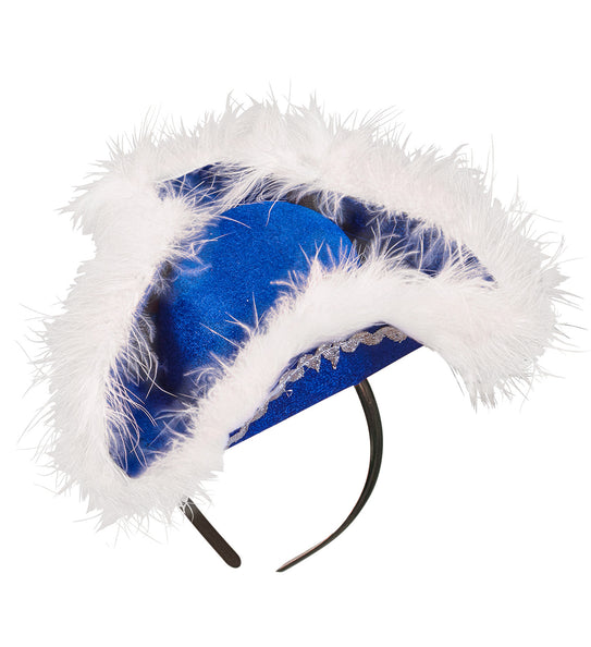 e-carnavalskleding-SYK Diadeem dansmarietje blauw
