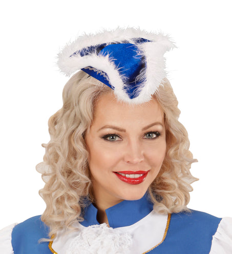 e-carnavalskleding-SYK Diadeem dansmarietje blauw