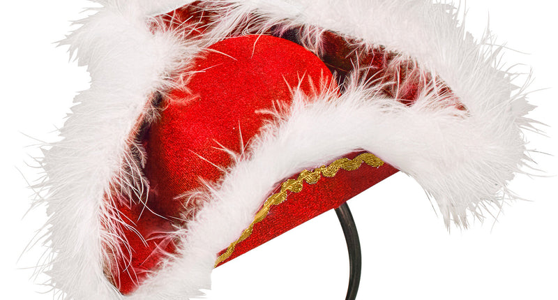 e-carnavalskleding-SYK Diadeem dansmarietje rood