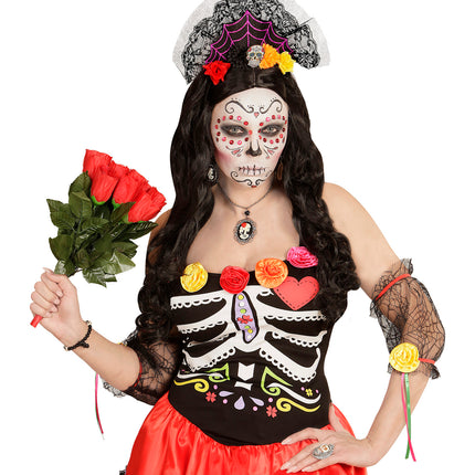 e-carnavalskleding-SYK Diadeem day of the dead