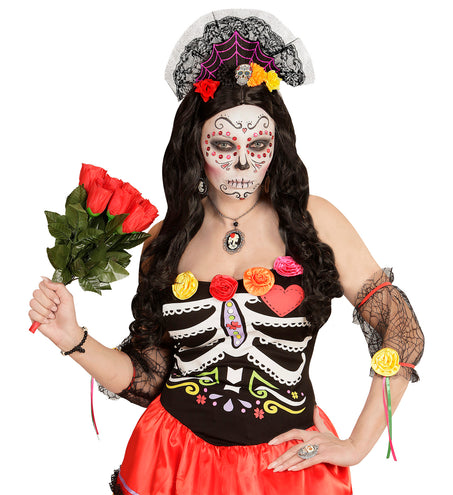 e-carnavalskleding-SYK Diadeem day of the dead