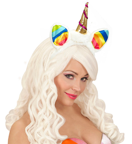 e-carnavalskleding-SYK Diadeem eenhoorn unicorn