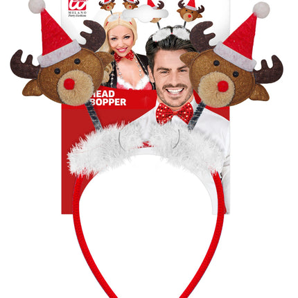 e-carnavalskleding-SYK Diadeem Kerstmuts