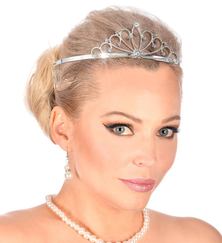 e-carnavalskleding-SYK Diadeem met strass