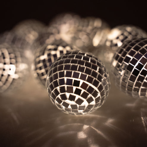 e-carnavalskleding-SYK Disco ballen slinger met verlichting