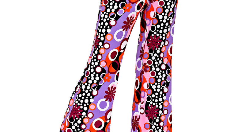 e-carnavalskleding-SYK Disco broek groovy stijl jaren 70 dames