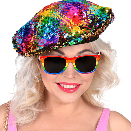 e-carnavalskleding-SYK Disco hippie pet pailletten