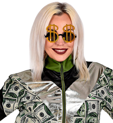 e-carnavalskleding-SYK Dollar bril goud