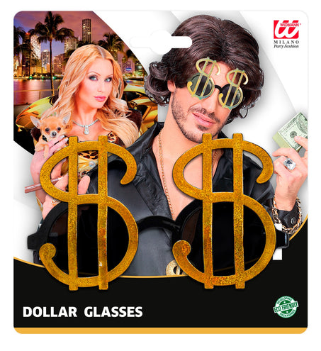 e-carnavalskleding-SYK Dollar bril goud