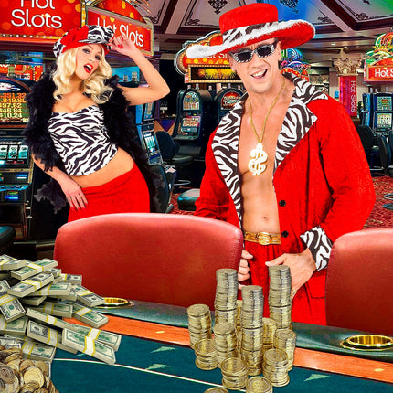 e-carnavalskleding-SYK Dollar munten goud