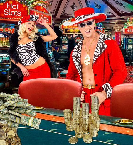 e-carnavalskleding-SYK Dollar munten goud