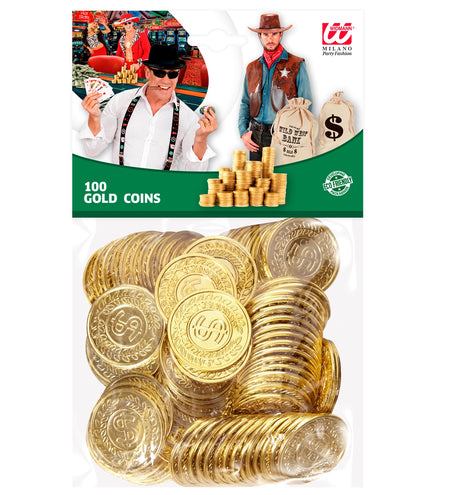 e-carnavalskleding-SYK Dollar munten goud