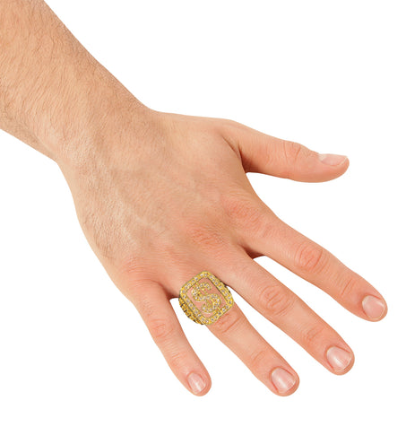e-carnavalskleding-SYK Dollar pooier ring met diamanten