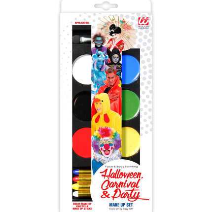 e-carnavalskleding-SYK Doos make-up 6 kleuren 30gr