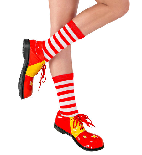 e-carnavalskleding-SYK Doruskousen Rood/Wit