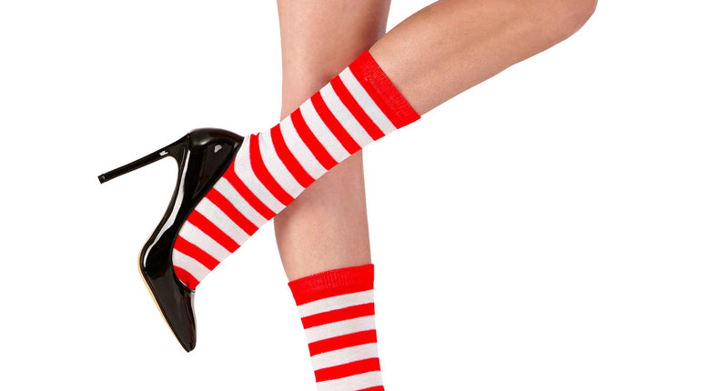 e-carnavalskleding-SYK Doruskousen Rood/Wit