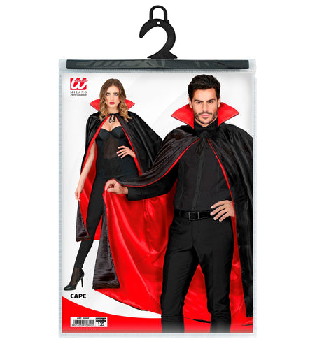 e-carnavalskleding-SYK Dracula cape met kraag 135cm