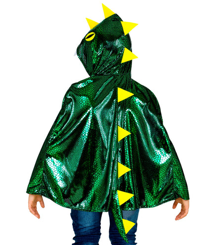 e-carnavalskleding-SYK Draken cape groen kinderen