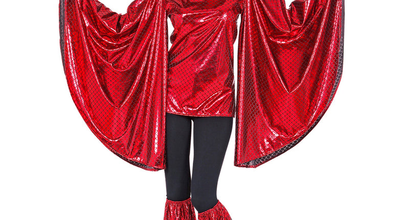 e-carnavalskleding-SYK Draken pak rood dames