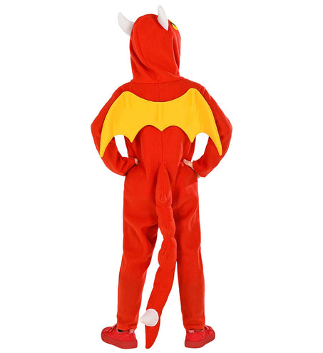 e-carnavalskleding-SYK Draken pak rood kind