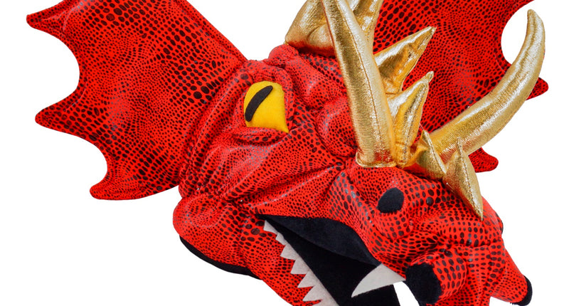 e-carnavalskleding-SYK Drakenmuts rood