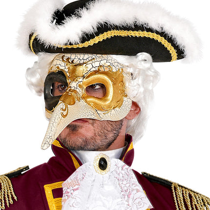 e-carnavalskleding-SYK Driesteek hoed met marabou