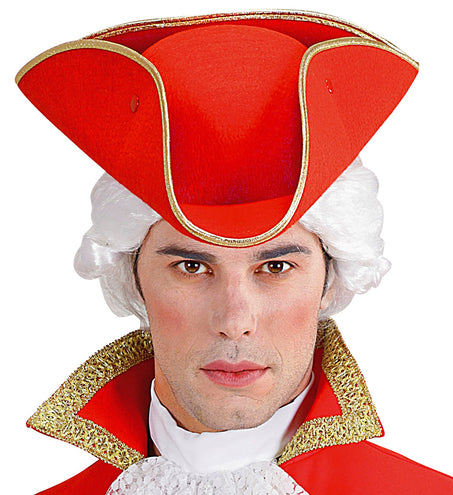 e-carnavalskleding-SYK Driesteek hoed rood