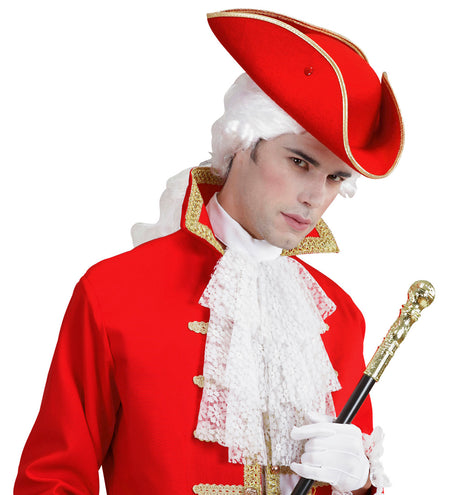 e-carnavalskleding-SYK Driesteek hoed rood