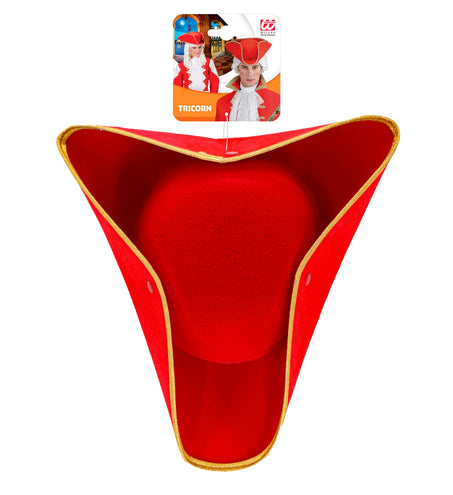 e-carnavalskleding-SYK Driesteek hoed rood