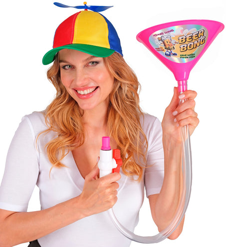 e-carnavalskleding-SYK Drink drank trechter roze