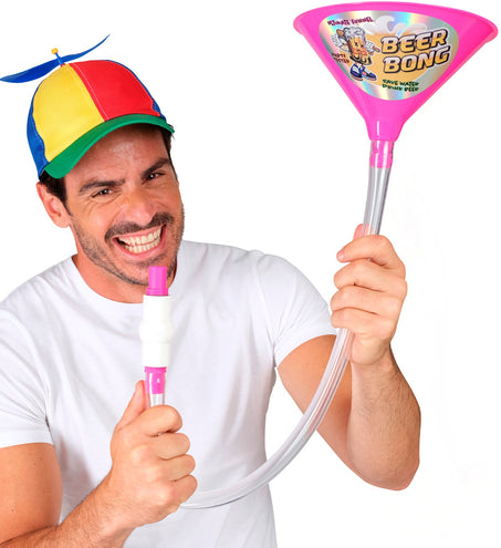 e-carnavalskleding-SYK Drink drank trechter roze