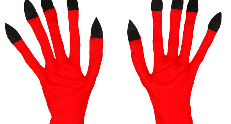 e-carnavalskleding-SYK Duivel handschoenen