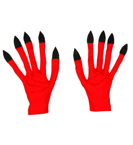 e-carnavalskleding-SYK Duivel handschoenen