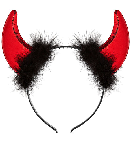 e-carnavalskleding-SYK Duivel hoorntjes haarband metallic