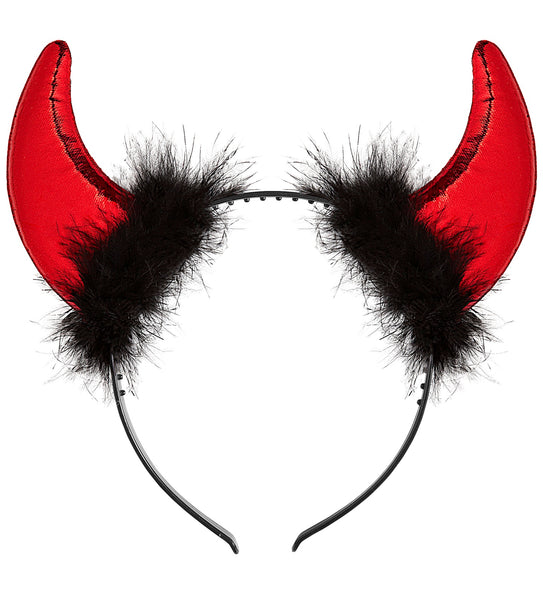 e-carnavalskleding-SYK Duivel hoorntjes haarband metallic