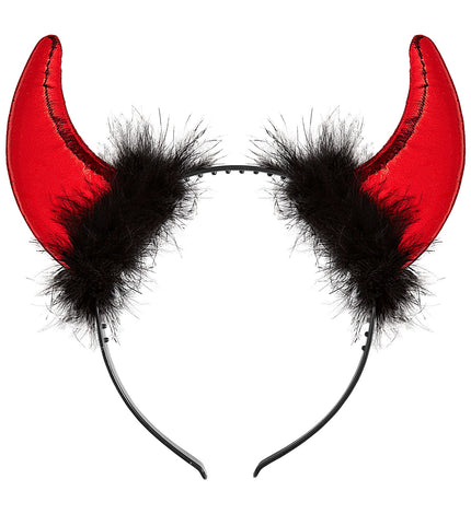 e-carnavalskleding-SYK Duivel hoorntjes haarband metallic
