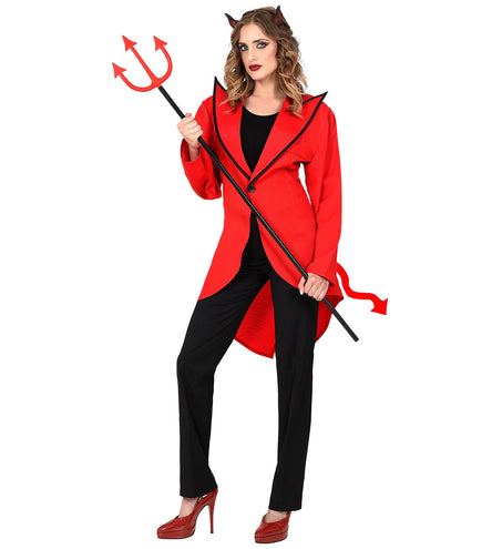 e-carnavalskleding-SYK Duivel jas rood