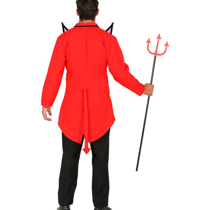 e-carnavalskleding-SYK Duivel jas rood