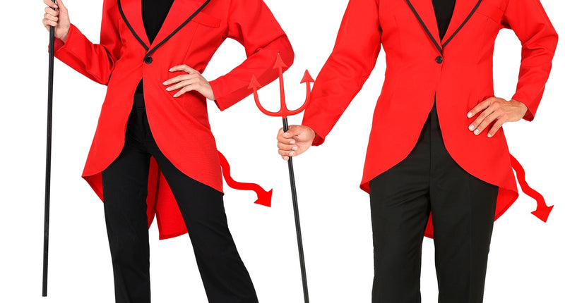 e-carnavalskleding-SYK Duivel jas rood